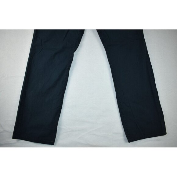 Adriano Goldschmied Green Label Men Chino Pants 31x27 Stretch Navy Slim Straight - Picture 5 of 15